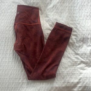 Lululemon leggings wunder train